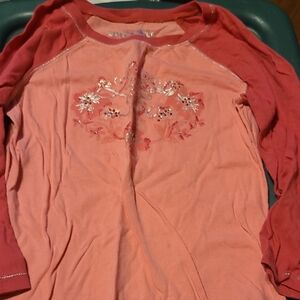 Limited Too Pink and Red Kids Shirt